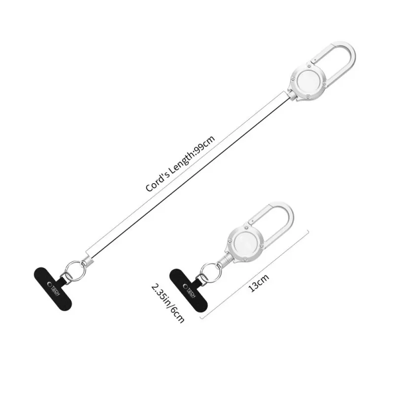 TECH-PROTECT ATH02 Urbanloop supporto antifurto per AirTag argento