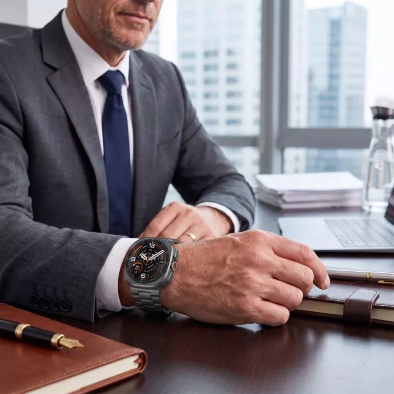 TECH-PROTECT cinturino in acciaio inox per Samsung Galaxy Watch Ultra 1/2 47mm nero