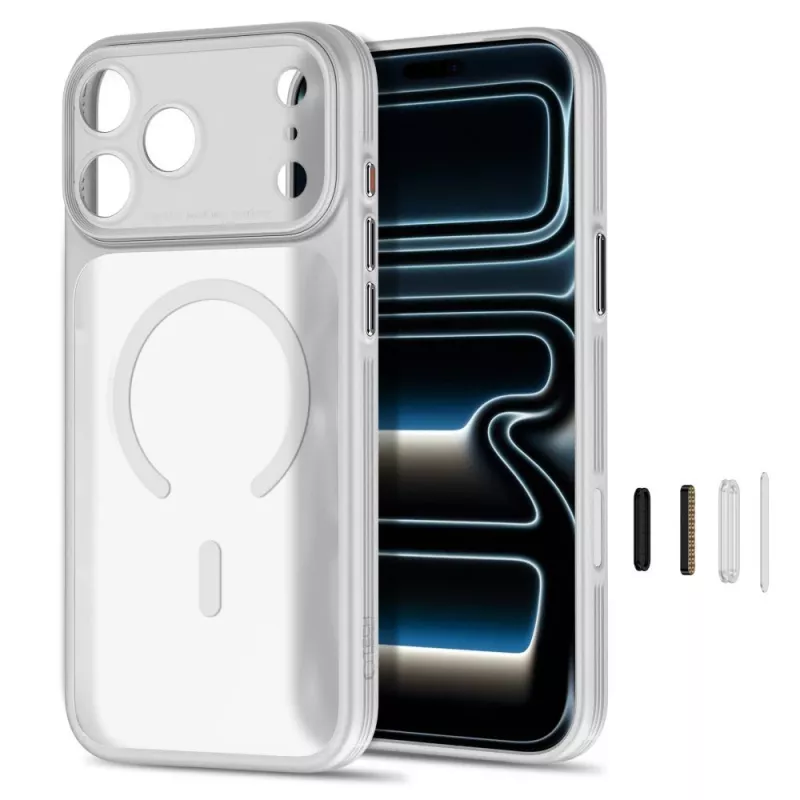 TECH-PROTECT MagPrime cover MagSafe per Apple iPhone 17 Pro / 18 Pro – grigio opaco