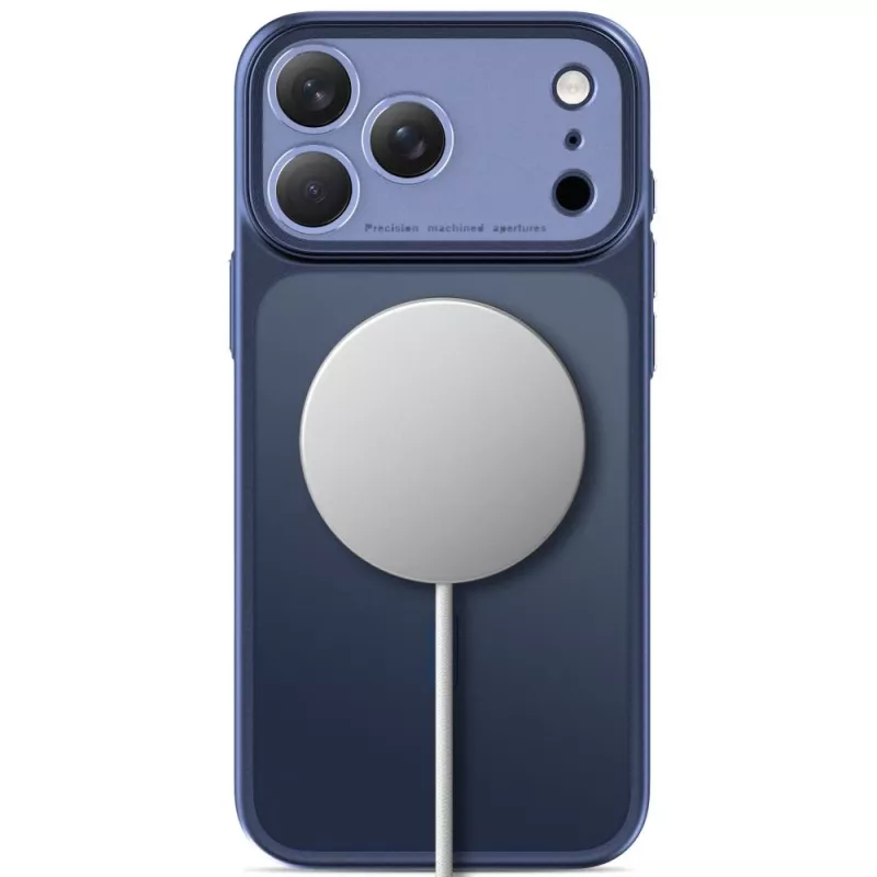 TECH-PROTECT MagPrime cover MagSafe per iPhone 17 Pro / 18 Pro, blu scuro opaco