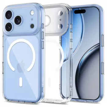 Tech-Protect MagPeak cover MagSafe trasparente per iPhone 17 Pro Max / 18 Pro Max