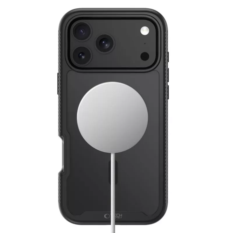 Tech-Protect Defense cover MagSafe per iPhone 17 Pro Max / 18 Pro Max, nero opaco