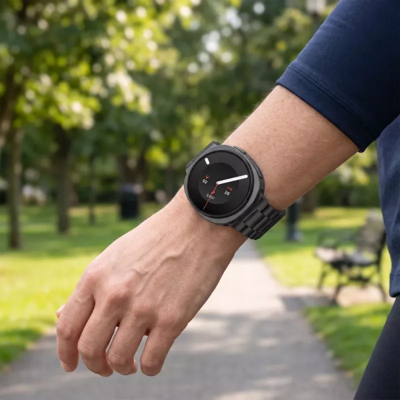 TECH-PROTECT bracciale in acciaio inox per Samsung Galaxy Watch 8 / 9 / Classic (40 / 44 / 46 mm) nero