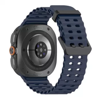 Tech-Protect Iconband Pro bracciale in silicone per Samsung Galaxy Watch Ultra 1/2 47mm blu