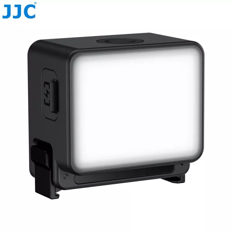 JJC LED-Nano luce video LED per DJI Osmo Action 6 / Osmo Nano, 6500K, 500mAh, USB-C, IPX5