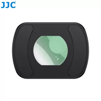 JJC obiettivo grandangolare 0,72x per DJI Osmo Pocket 3 / 4, supporto magnetico, vetro ottico multistrato, nero