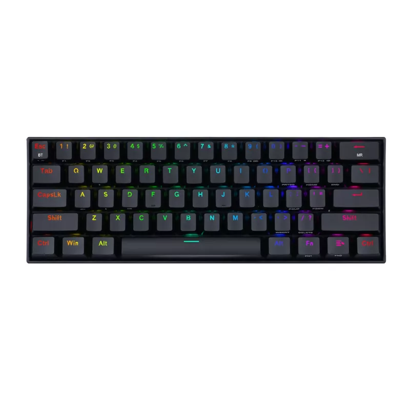 REDRAGON DRACONIC PRO tastiera da gaming meccanica 61 tasti RGB Bluetooth 5.0 - nero
