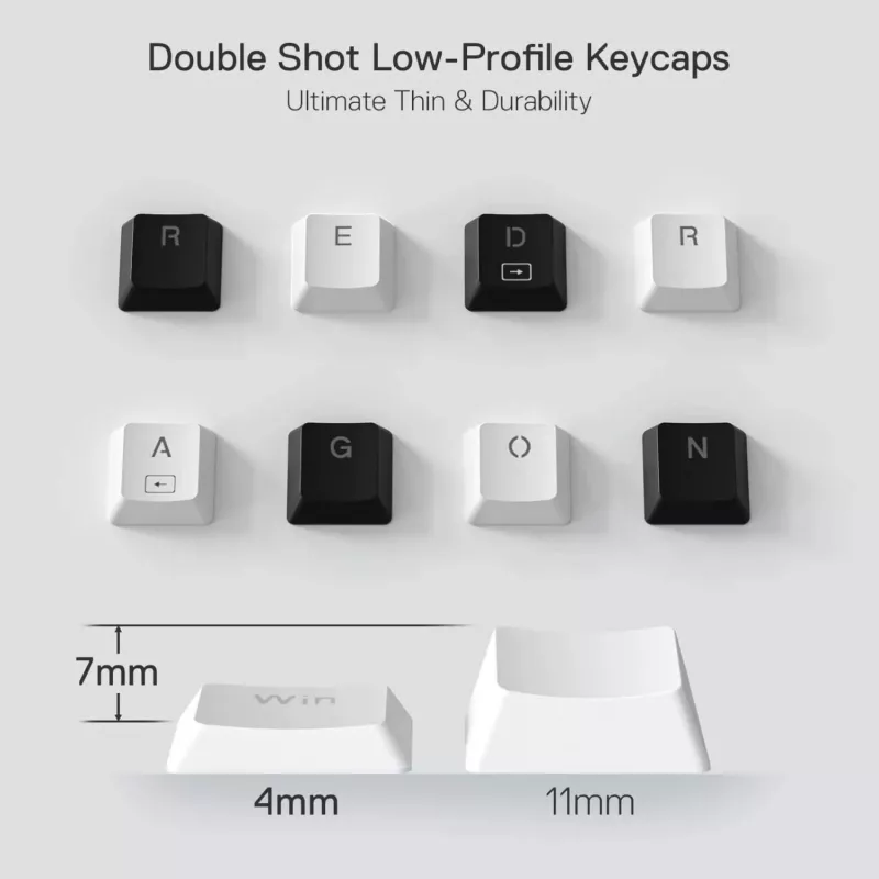 Redragon K632 HORUS Mini tastiera da gaming 60% RGB con filo - bianco