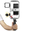 Godox VK1-UC kit vlogging con microfono USB-C, luce LED e treppiede per smartphone