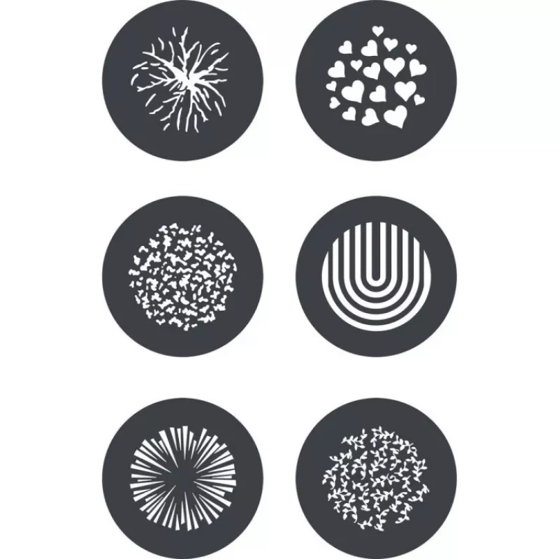 Godox GP GS2 set gobo per attacco di proiezione GP (6 motivi)