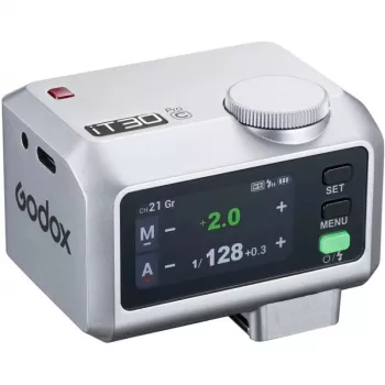 Godox iT30Pro flash TTL per Canon con sistema wireless X 2,4G - argento