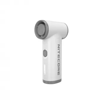 Nitecore NEF Nano ventilatore portatile bianco - ricaricabile USB-C, 3 velocità, batteria 2500mAh