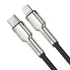 Baseus Cafule cavo di ricarica rapida USB-C a Lightning PD 20W 0,25 m nero
