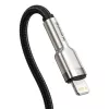 Baseus Cafule cavo di ricarica rapida USB-C a Lightning PD 20W 0,25 m nero