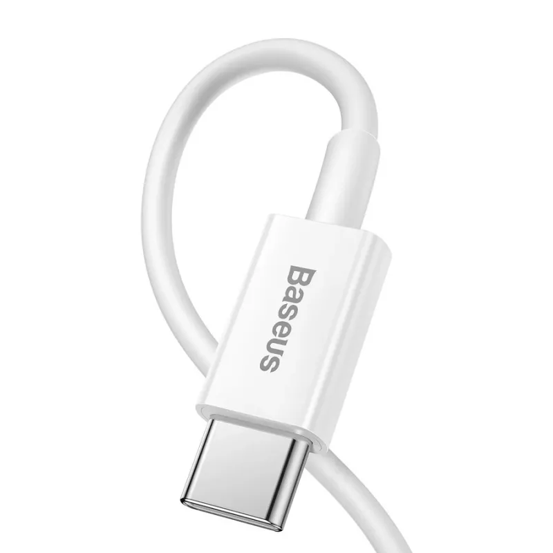 Baseus Superior Series cavo USB-C a Lightning 0,25 m bianco, ricarica rapida PD 20W e sincronizzazione dati