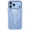 Tech-Protect Magmat MagSafe Clear Case per iPhone 17 Pro / 18 Pro - cornice azzurra