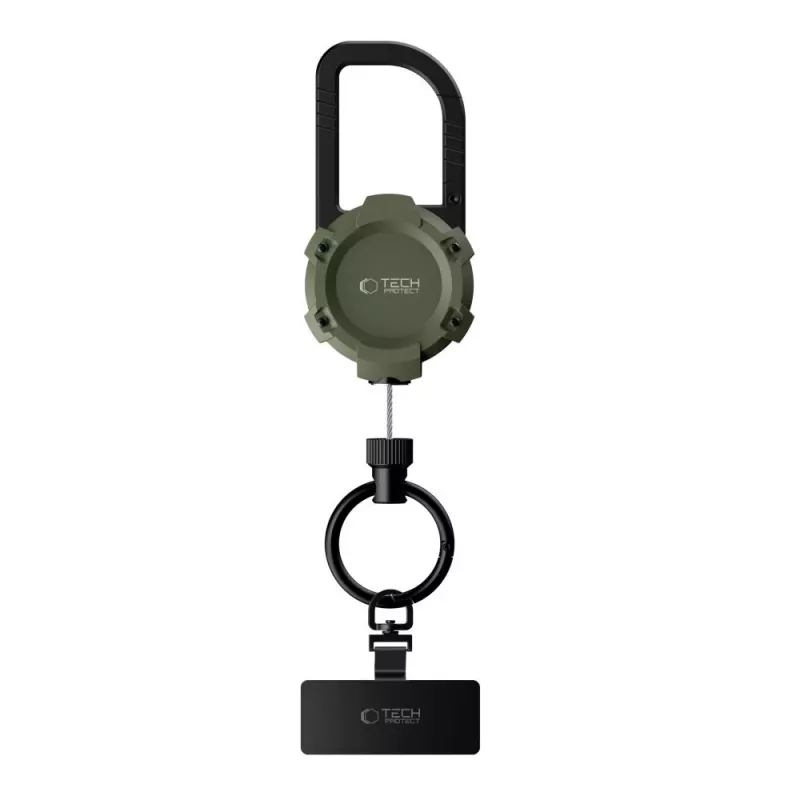TECH-PROTECT ATH03 Urbanloop supporto antifurto per Apple AirTag, verde militare