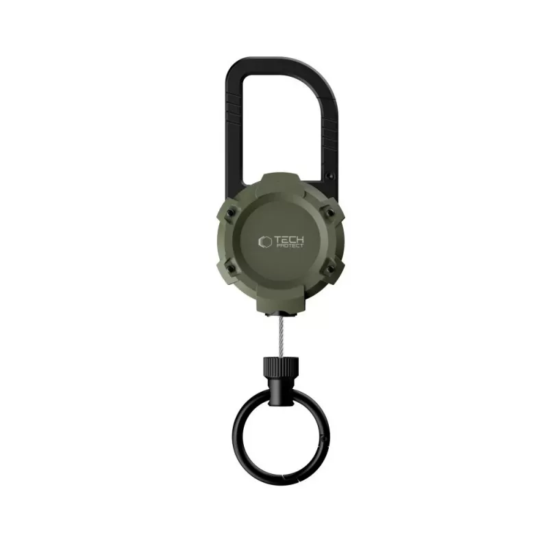 TECH-PROTECT ATH03 Urbanloop supporto antifurto per Apple AirTag, verde militare
