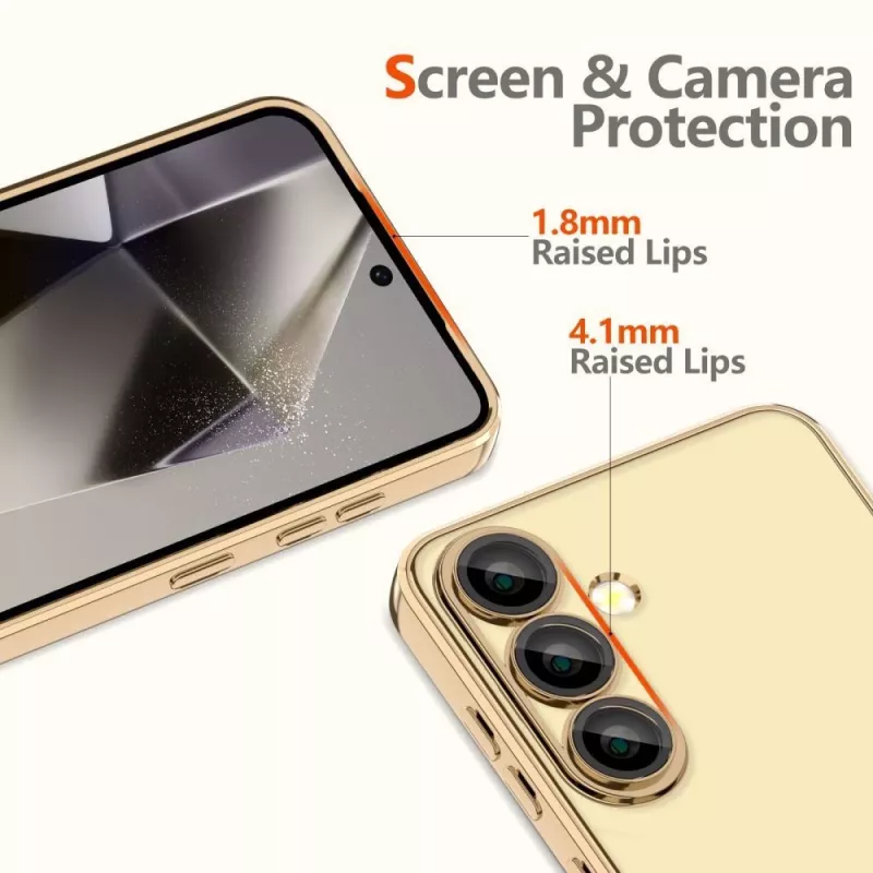 Tech-Protect Magflex custodia MagSafe Samsung Galaxy S25 Edge oro lucido