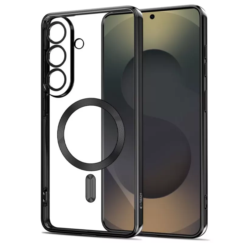 Tech-Protect MagFlex custodia per Samsung Galaxy S26+ - nero trasparente