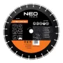 NEO TOOLS disco diamantato segmentato saldato al laser 350 mm, foro 25,4 mm, per calcestruzzo, asfalto, pietra