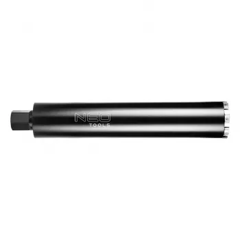 NEO TOOLS carotatrice diamantata 82 mm per GRAPHITE 58G540, lunghezza di lavoro 470 mm, filettatura 1 1/4 pollici UNC, segmenti saldati al laser, foratura a umido