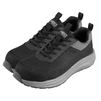 NEO TOOLS scarpe antinfortunistiche S1 SR con puntale in acciaio, suola EVA Popcorn, taglia 44