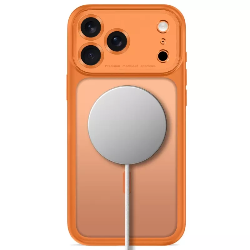 TECH-PROTECT MagPeak custodia MagSafe per iPhone 17 Pro / 18 Pro - Cosmic Orange opaco