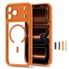 TECH-PROTECT MagPeak custodia MagSafe trasparente per iPhone 17 Pro / 18 Pro - Cosmic Orange