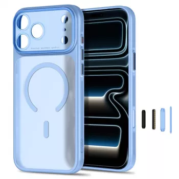 TECH-PROTECT MagPrime custodia MagSafe per iPhone 17 Pro / 18 Pro azzurro opaco