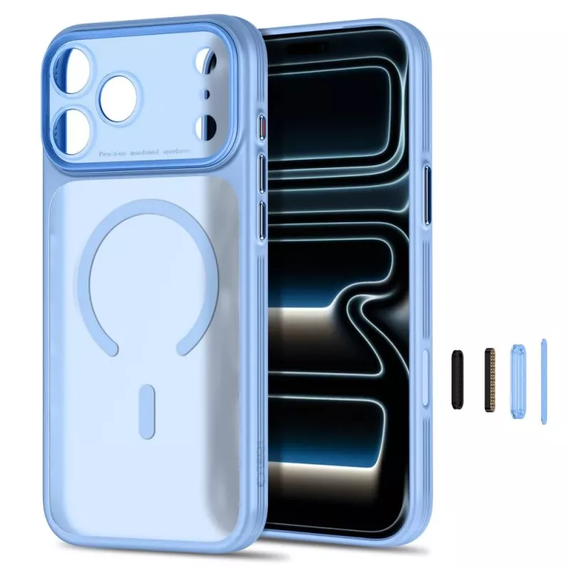 TECH-PROTECT MagPrime custodia MagSafe per iPhone 17 Pro / 18 Pro azzurro opaco