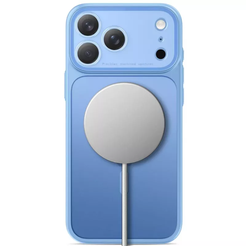 TECH-PROTECT MagPrime custodia MagSafe trasparente per iPhone 17 Pro Max / 18 Pro Max - azzurro opaco