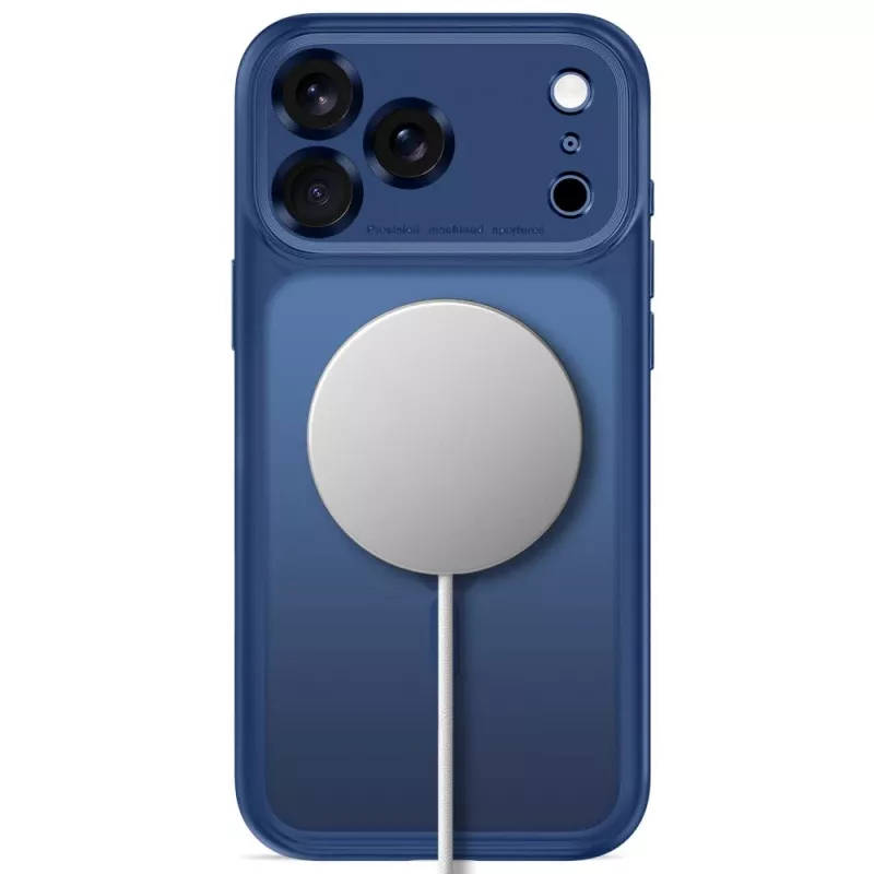 TECH-PROTECT MagPeak custodia MagSafe per iPhone 17 Pro / 18 Pro - blu intenso opaco