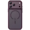 TECH-PROTECT MagPrime custodia MagSafe trasparente per iPhone 17 Pro / 18 Pro - ciliegia scuro opaco