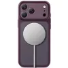 TECH-PROTECT MagPrime custodia MagSafe trasparente per iPhone 17 Pro / 18 Pro - ciliegia scuro opaco