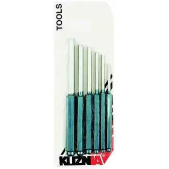 KUŹNIA set 6 punzoni (4-10 mm) – acciaio per utensili temprato, impugnatura zigrinata, custodia