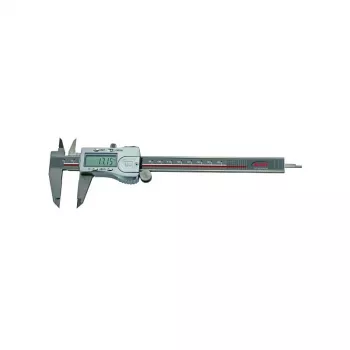 Calibro digitale 150 mm con ABS, uscita dati, acciaio inox, IP54