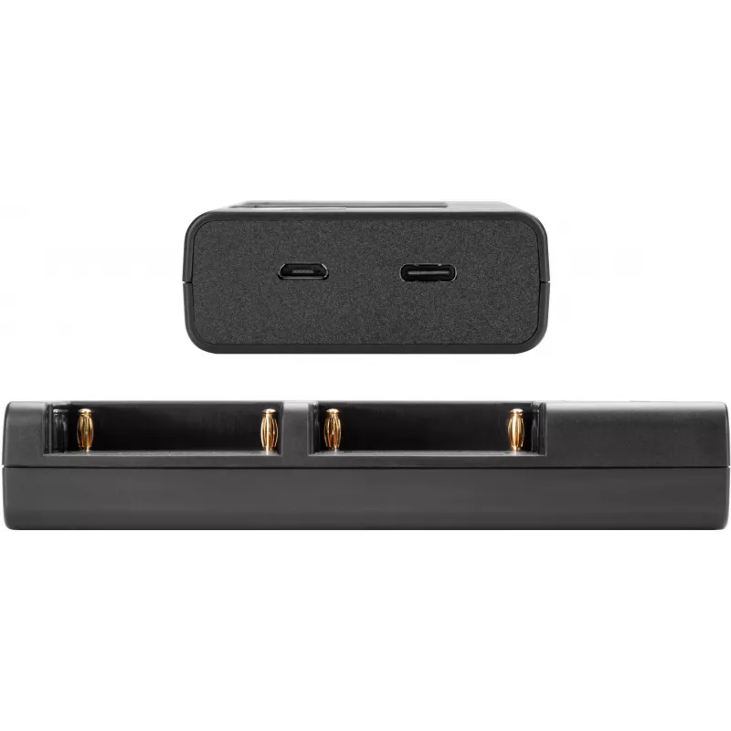 Newell DL-USB-C caricabatterie doppio per batterie NP-F550/770/970 (NL2120)