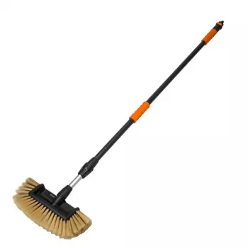 BRADAS Spazzola lavaggio auto morbida con getto telescopico 150-250cm 4 livelli