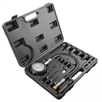 NEO TOOLS Tester compressione diesel, set da 16 pezzi (0-70 bar / 0-1000 PSI)