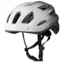 Vayox Active Casco da bici con luce LED, bianco-nero, taglia M (54-58 cm)