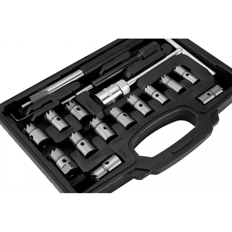 NEO TOOLS 11-885 Taglierina per pulizia sede iniettori - set da 17 pezzi