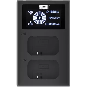 Newell FDL-USB-C caricabatterie doppio per batterie Sony NP-FW50 (NL2545)