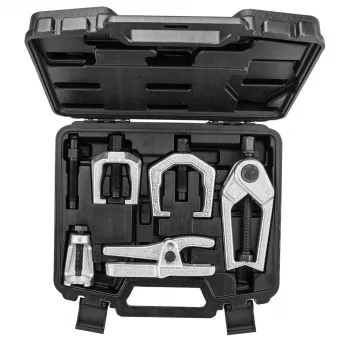 NEO TOOLS Set estrattore testine sterzo 5 pezzi, acciaio forgiato, kit separatore giunti sferici con valigetta in plastica
