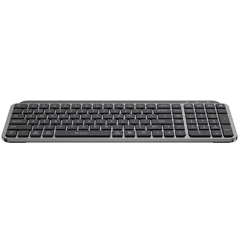 TRACER STONE RF 2.4G+BT Tastiera wireless, QWERTY US International, nero