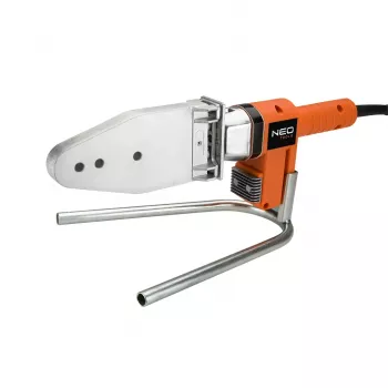 NEO TOOLS Saldatrice per tubi in plastica 900W con 6 misure di matrici (20-63mm) per tubi PPR, PE, PB, temperatura regolabile 0-300°C, matrici in PTFE antiaderenti, con valigetta in metallo