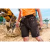 NEO TOOLS Shorts da lavoro HD con tasche rimovibili, taglia LD/54, Ebony