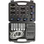 NEO TOOLS TOP-11-263 Set tester perdite iniettori Common Rail per motori diesel, kit diagnostico 6 cilindri con adattatori e valigetta