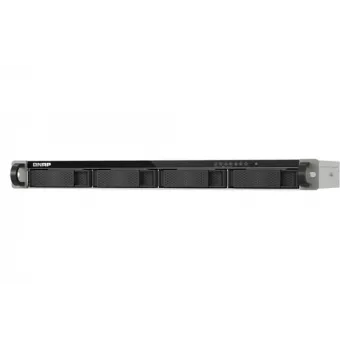 QNAP TS-432XeU-4G NAS rackmount 4 vani, AnnapurnaLabs AL314 quad-core 1,7 GHz, 4 GB DDR4, 1x 10GbE SFP+, 2x 2,5GbE RJ-45, 1U