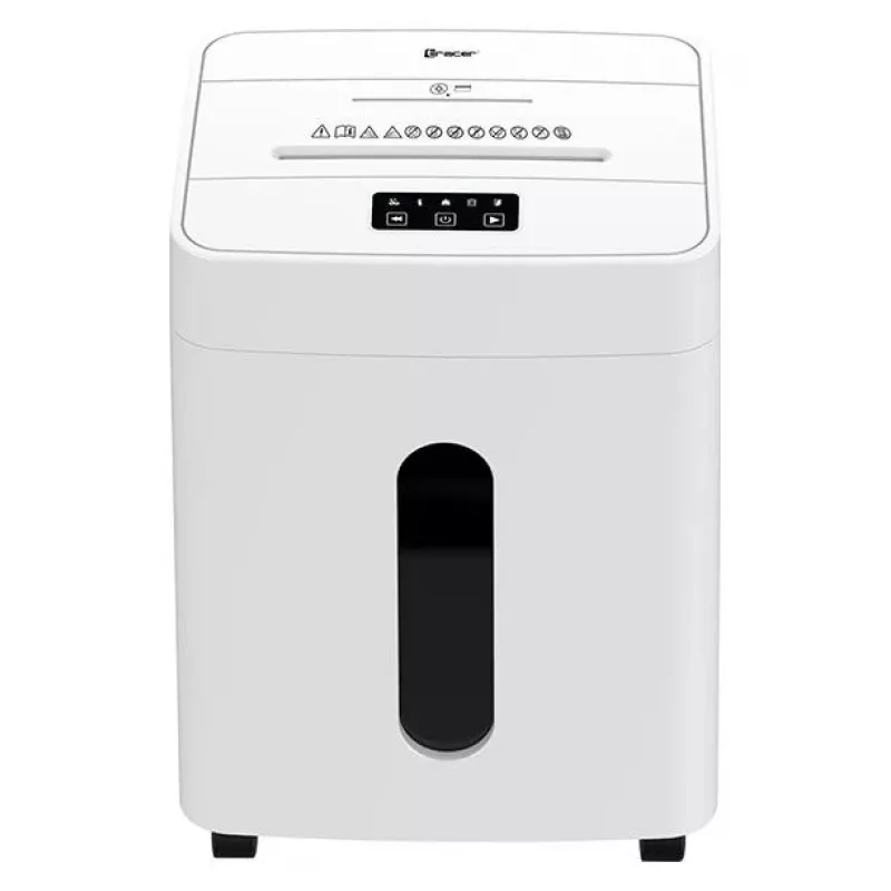 Tracer SilentBlade Distruggidocumenti a taglio particellare bianco, 10 fogli, P-4, 21 L